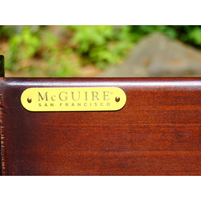 Vintage McGuire Faubourg Collection Table Desk For Sale - Image 17 of 17