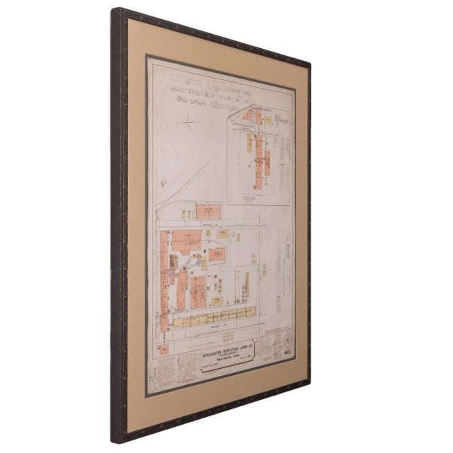 Wood Winchester Repeating Arms Company Factory Survey, C.1899 - Set of 4 For Sale - Image 7 of 12