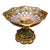 Mid 20th Century Royal Satsuma Handpainted Moriage Reticulated Pedestal Centerpiece Bowl Compote For Sale
