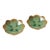 Japanese-Style Irregular Ceramic Plate With a Crackle Glaze - Set of 2 For Sale