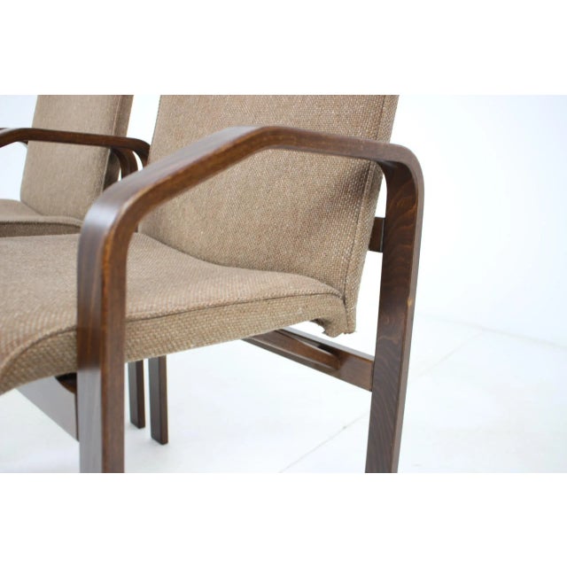 Lounge Chairs from Národní Podnik Holešov, 1993, Set of 6 For Sale - Image 12 of 14