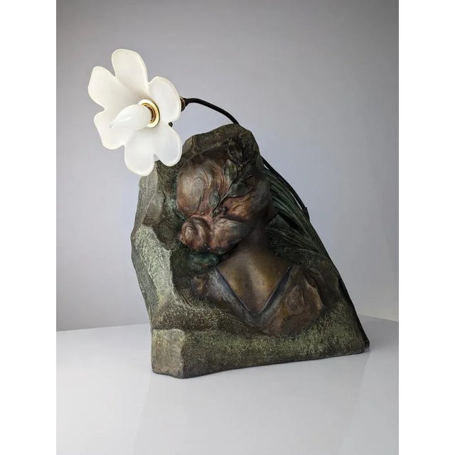 Art Nouveau Lamp by Julien Causse, 1900s For Sale - Image 3 of 12