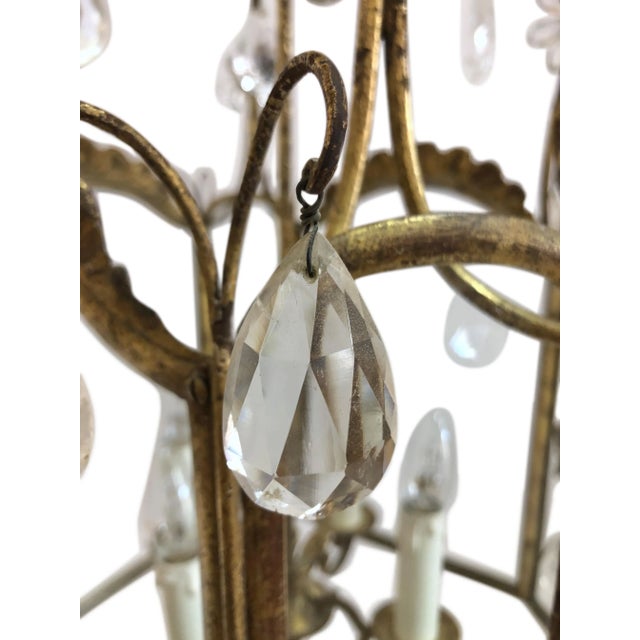 Antique French Ceiling Lamp, 1800s For Sale - Image 9 of 16