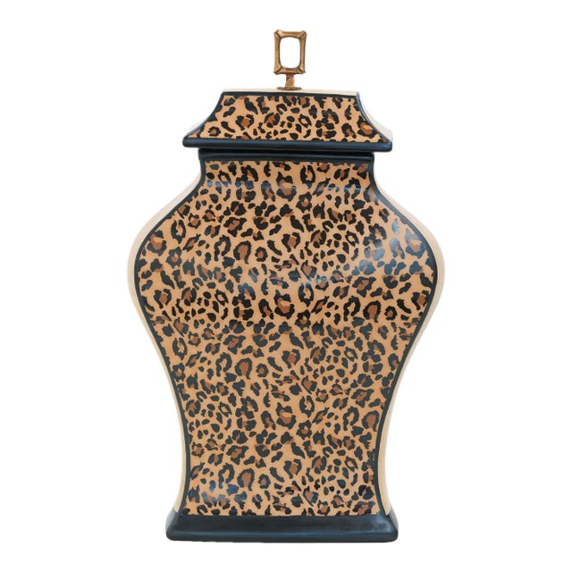 Leopard Jar For Sale