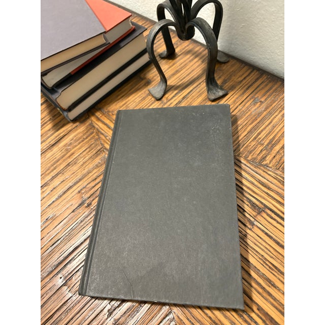 Massive Vintage Onyx Black Hardcover Book Stack - Set of 7 - Gold Font Palette - Dark Academia Executive Library Decor For Sale In Boise - Image 6 of 16