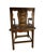 Early 19th Century Pair of Chinese Antique Armchairs With Carvings For Sale - Image 5 of 13