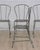 Set of Four French 19th Century Wrought Iron Garden Chairs For Sale - Image 4 of 7