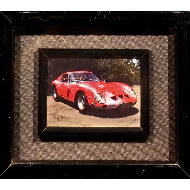 Luigi Rocca "1962 Ferrari 250 Gto" Hyperrealist Oil Painting For Sale - Image 4 of 9
