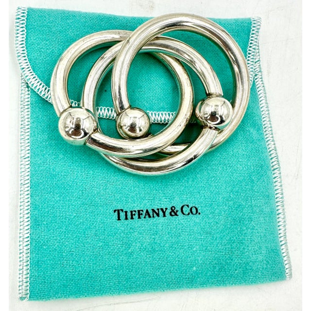 Silver teething 2025 ring tiffany