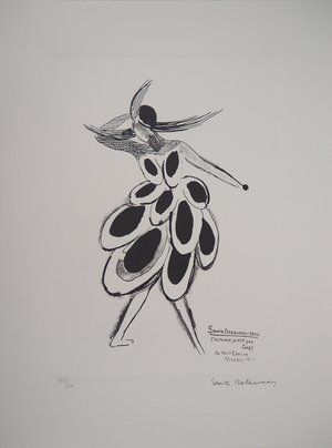 Sonia Delaunay, Robe espagnole, Lithograph