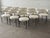 Contemporary Omar De Biaggio for Cb2 Inesse Avorio Domus Dining Chairs, Set of Twelve For Sale - Image 3 of 12