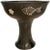 1950s Japanese Black Glazed Pottery Stem Cup For Sale - Image 13 of 13