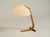 Vintage Space Age Plywood Table Lamp with Plastic Shade from Temde Leuchten, 1960s For Sale - Image 12 of 18