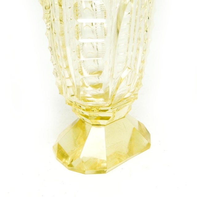 Art Deco Alexandrite Vase from Moser, Czechoslovakia, 1930s For Sale - Image 11 of 16