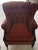 1980s French Napoleon III Wingback Armchairs and Ottoman For Sale - Image 10 of 12