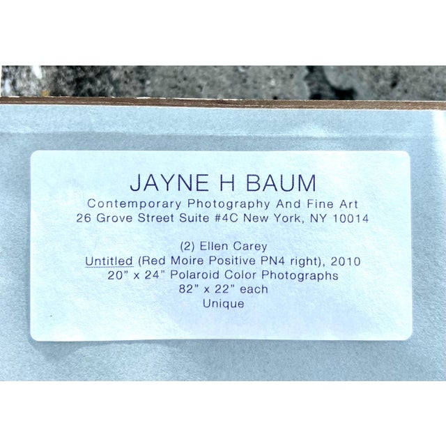 Ellen Carey, 2 Large Format Abstract Unique Color Photo Polaroid Pulls Ellen Carey Photograph, 2010 For Sale - Image 16 of 18