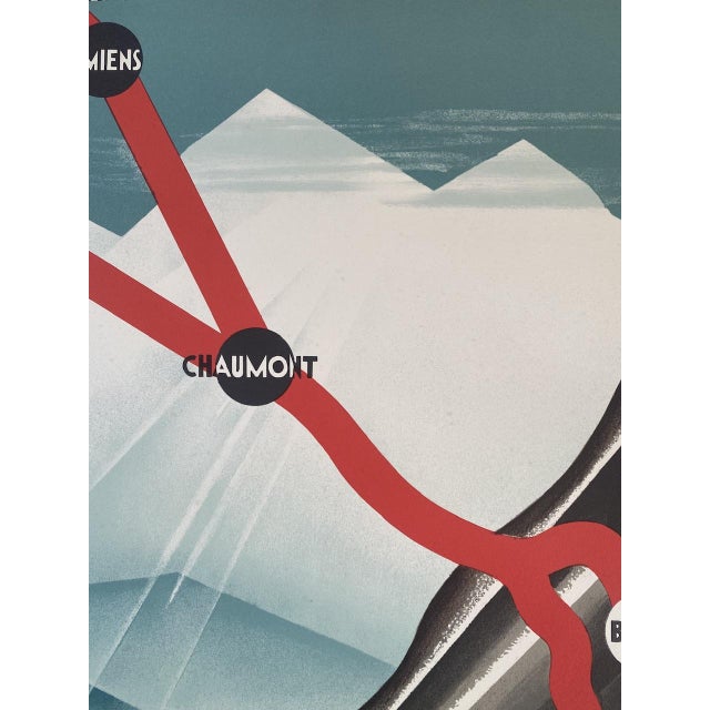 Vintage Eastern Railways Poster from Theo Doro, 1989 For Sale - Image 9 of 13