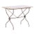 French Iron Marble Top Bistro Table, Circa 1920 For Sale