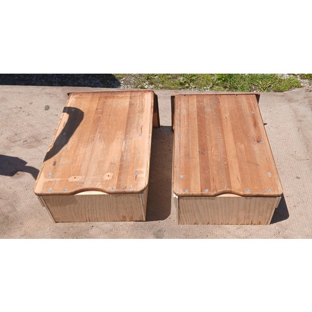 Antique Oak 10 Drawer File or Storage Cabinet 1920s For Sale - Image 12 of 17