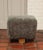 Contemporary Vintage Grey Shearling Footstool For Sale - Image 3 of 8