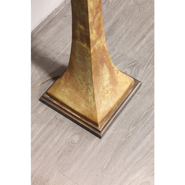 Brown Verdigris Bronze Floor Lamp by Stewart Ross James for Hansen Lighting, 1960s For Sale - Image 8 of 8