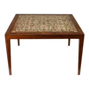 Square Rosewood Coffee Table by Severin Hansen for Haslev
