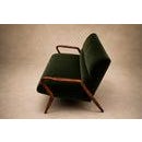 Giuseppe Scapinelli Sculptural Sofa in Solid Caviúna & Deep Evergreen Italian Mohair Velvet, Brazil, 1950s For Sale - Image 13 of 18