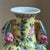 Late-20th Century Yellow Chinoiserie Ceramic Vase For Sale - Image 10 of 17