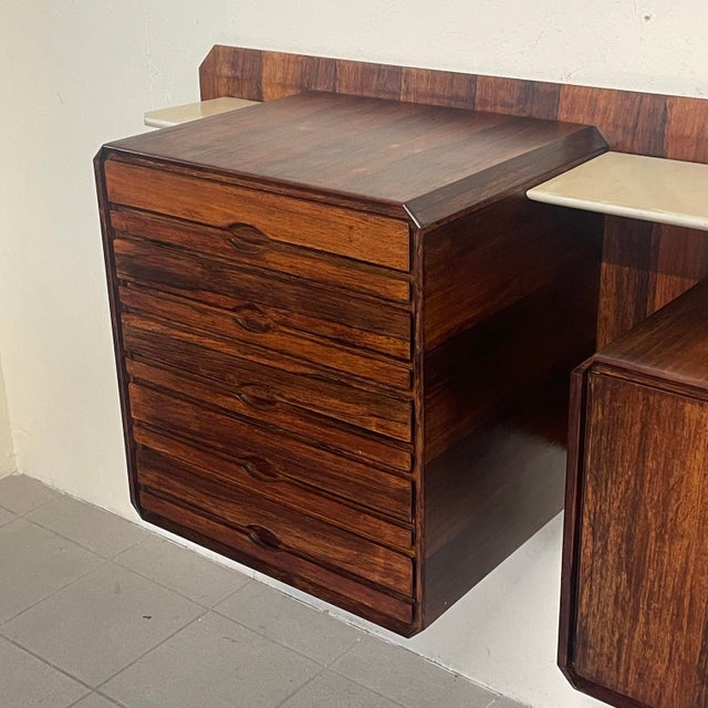 Wall-Mounted Sideboard by the Cantù Furniture Exhibition Consortium, 1960s For Sale - Image 11 of 18