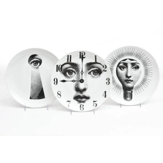 Vintage Piero Fornasetti Display Plate, Barney's New York Collection For Sale In West Palm - Image 6 of 9