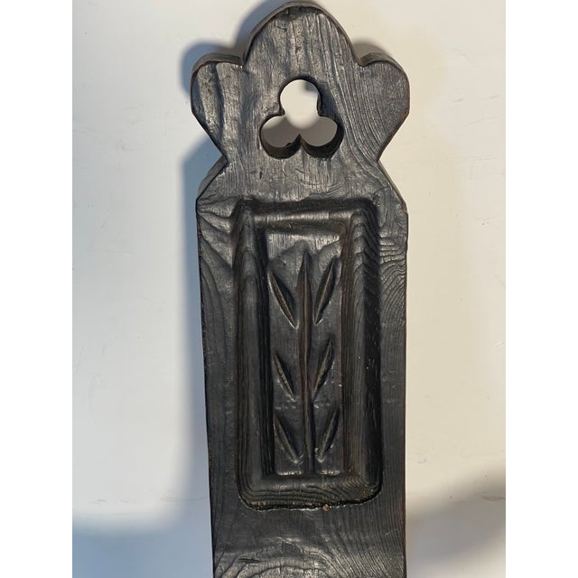 1900 - 1909 Antique Spanish Architectural Tripod Chair For Sale - Image 5 of 7