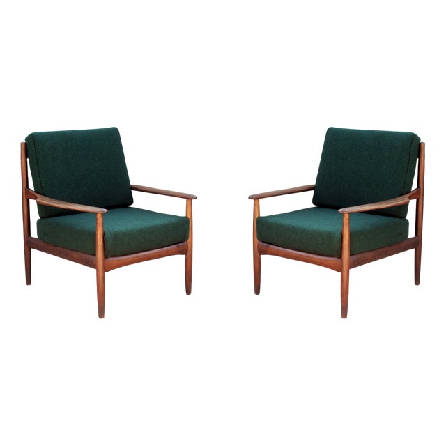 Set of Scandinavian Lounge Chairs, 1960s For Sale