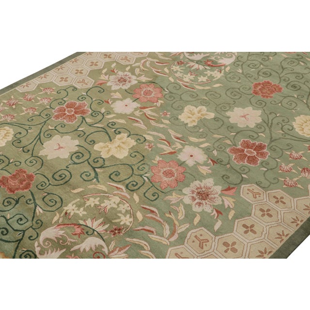 This 10x14 ode to Chinese Art Deco rugs is the next addition to Rug & Kilim’s newly inspired Deco Collection. Hand-knotted...