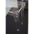 Modern Lucite and Clear Glass Console Table 60" width - design center's floor sample. This stylish and chic clean-lined...