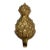 Vintage Brass Pineapple Wall Hook For Sale