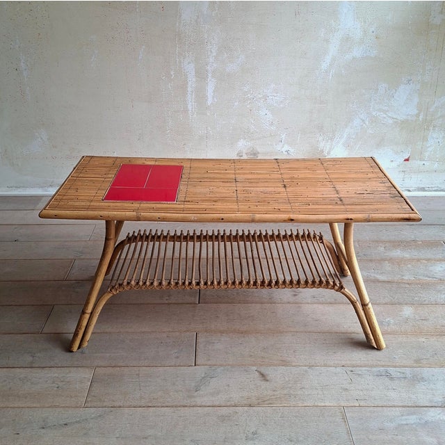 This table is often attributed to the French designer duo Audoux & Minnet. Whether the design is actually from their hand,...