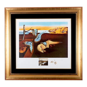 1974 Dali Changes Great Masterpieces Persistence De La Memoire Hand Sig Number Art