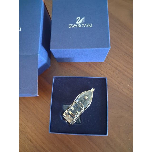 Swarovski Crystal Memories Power Boat Figurine For Sale - Image 9 of 10