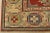Kazak Rug 5’3” X 6’6” Red Wool Tribal Hand-Knotted Carpet For Sale - Image 10 of 13