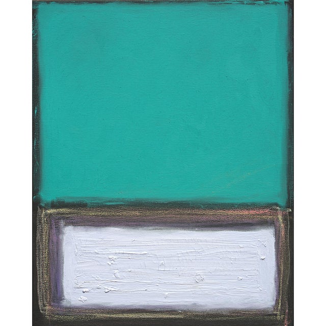 Rothko Surprise #182 Original Mixed Material Minimalist Color Field Original Painting by Stephen Neil Gill For Sale