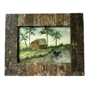 Nancy Smith Framed Signed Original Watercolor “Magic Waters”