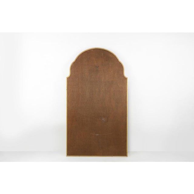 French Louis Philip Style Gilt Mirror with Smoked Mirror Glass, 1950s For Sale - Image 10 of 11