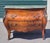 French 1950s Beautiful Louis XV Bombay Inlaid Marble Top Chest For Sale - Image 3 of 10
