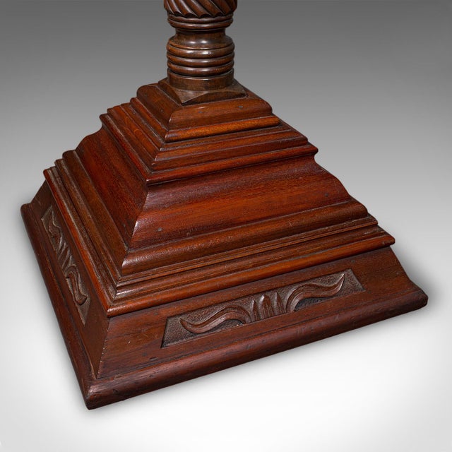 Pair of Large Antique Torchiere, English, Country House, Bust Stands, Victorian For Sale - Image 12 of 12