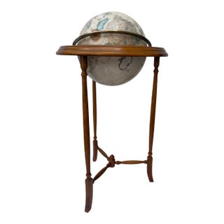 Vintage Replogle Circa "Cold War Era" Floor Globe For Sale
