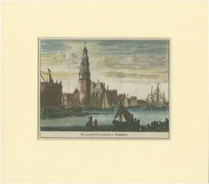 Ratelband, Haringpakkerstoren in Amsterdam, 1737, Paper