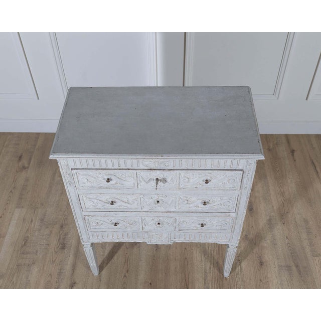 Wood Early 20th Century French Chest of Drawers with Exceptional Craftsmanship For Sale - Image 7 of 12