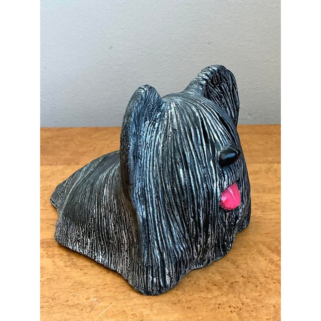 Charcoal Vintage Original Studio Pottery Dog For Sale - Image 8 of 12