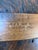 Wood Vintage Hand Made Oak Wabi Sabi Bench Signed Neil Panyik For Sale - Image 7 of 9