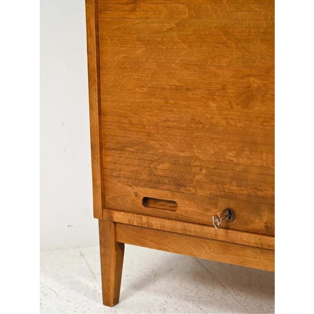 Roller Shutter Filing Cabinet, Sweden, 1960s For Sale - Image 6 of 11